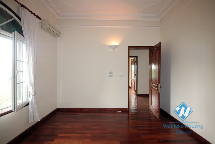 French villa with large yard and garden for rent in Tay Ho, Hanoi